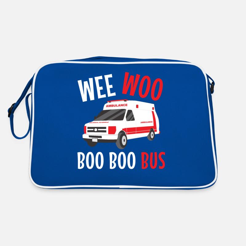 Service d’ambulance paramedic Wee Woo Bus Sac Retro