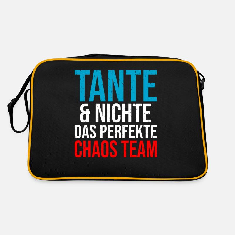 Tante & Nichte das perfekte Chaos Team Retro Tasche