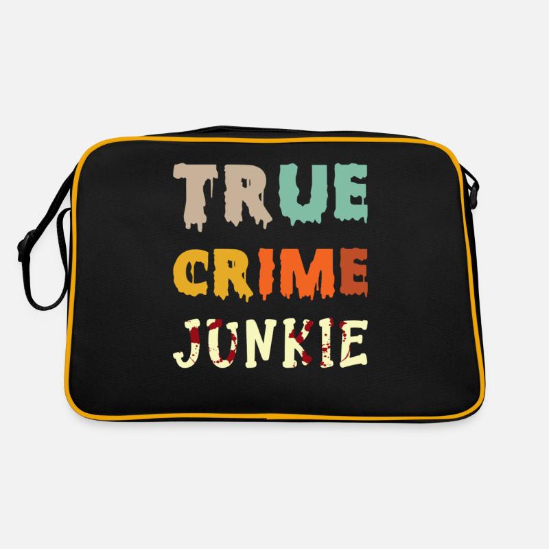 True Crime Junkie Retro Tasche