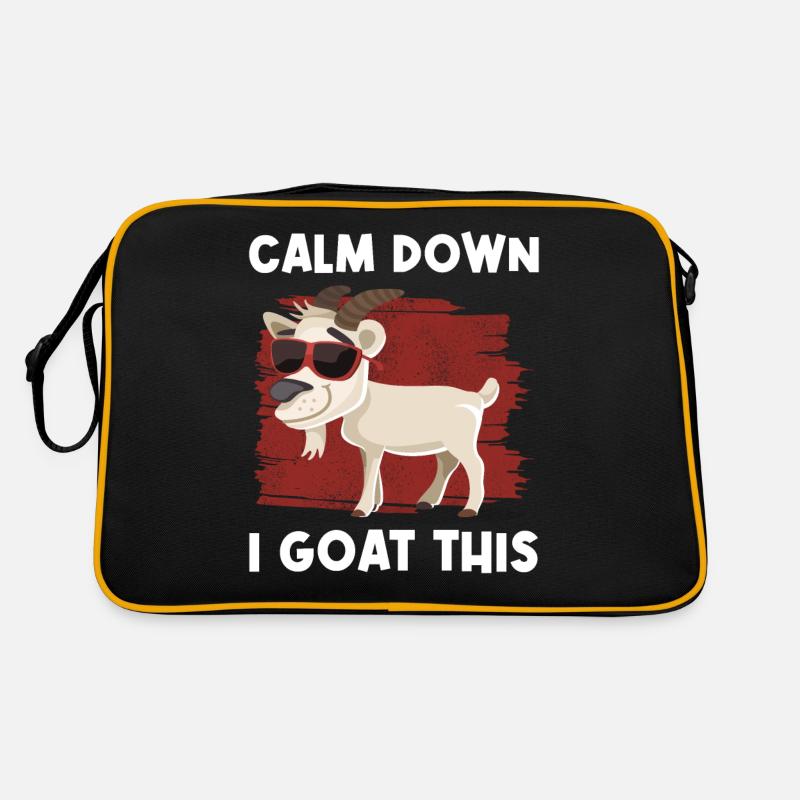 i goat this goat funny relax calm down i goat this Retro Bag