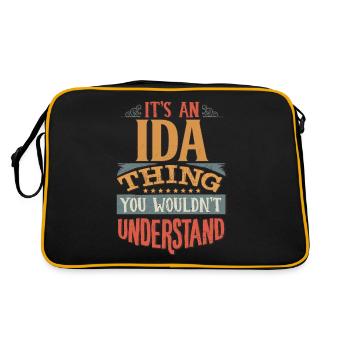 It's An Ida Thing You Wouldn't Understand - Ida - Retro Bag - black/gold - Back