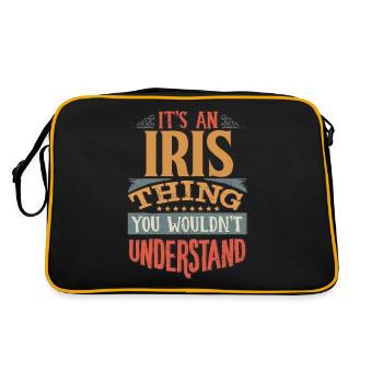 It's An Iris Thing You Wouldn't Understand - Iris - Retro Bag - black/gold - Back