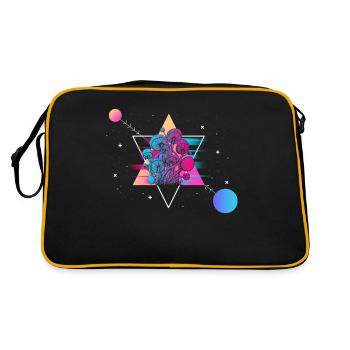 Champignon Vaporwave - Sac Retro - noir/or - Dos