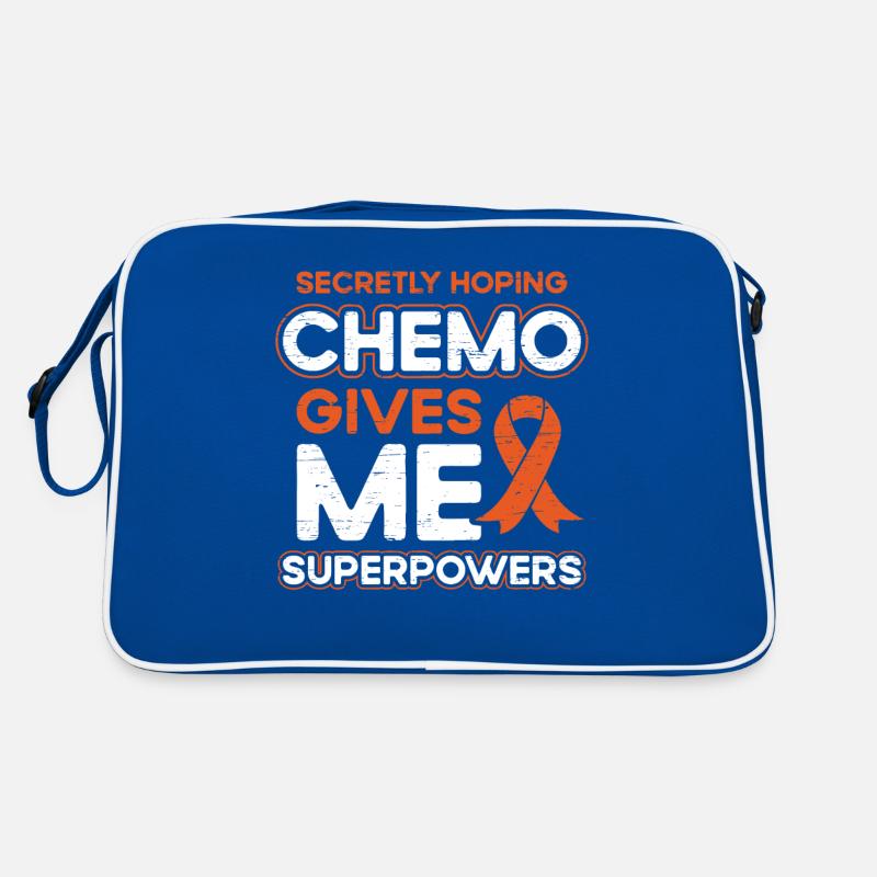 Insgeheim hoffen, dass Chemo mir Superkräfte verleiht Retro Tasche