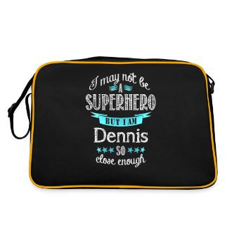 Dennis - Sac Retro - noir/or - Dos