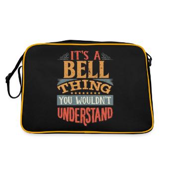 It's A Bell Thing You Wouldn't Understand - Bell - Retro Bag - black/gold - Back