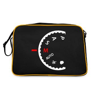 Photographe Photographie Appareil photo Photographe Cadeau - Sac Retro - noir/or - Dos