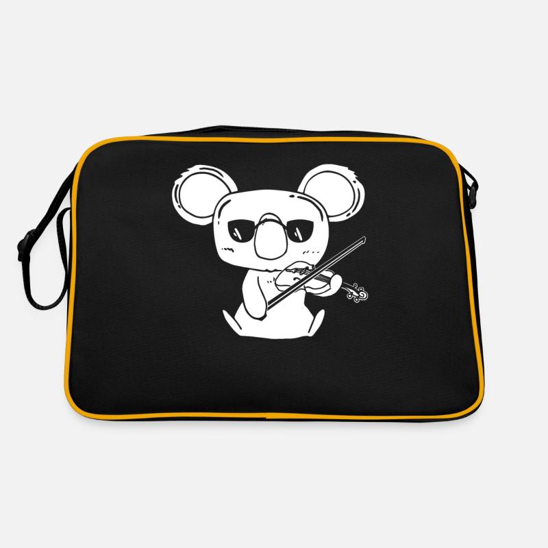 Violoniste Violon Koala avec Violon Sac Retro