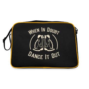Line Dancing Linedance When In Doubt Dance It Out - Sac Retro - noir/or - Dos