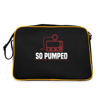 La vie diabétique tellement pompée - Sac Retro - noir/or - Dos