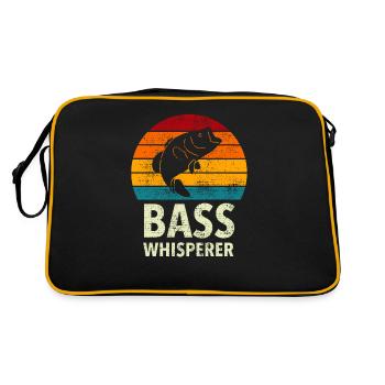 Pêche à la perche Pêche et pêche - Sac Retro - noir/or - Dos