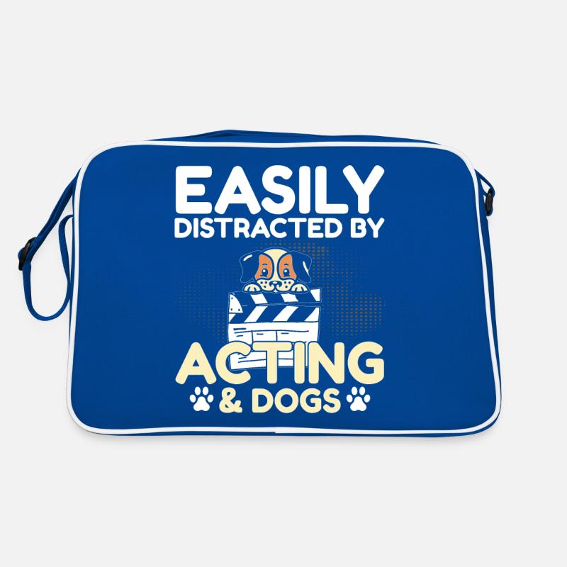 Facilement distrait par le jeu d’acteur et les chiens Sac Retro