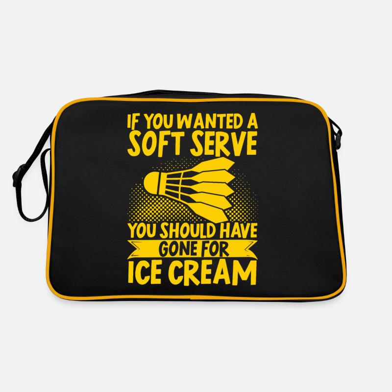 Badminton Federball Evolution Badmintonspieler Retro Tasche