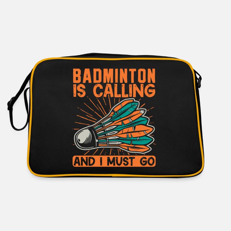 Badminton Federball Evolution Badmintonspieler Retro Tasche