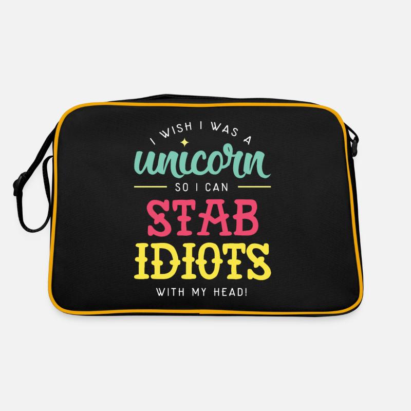 I wish I was a unicorn Retro Bag