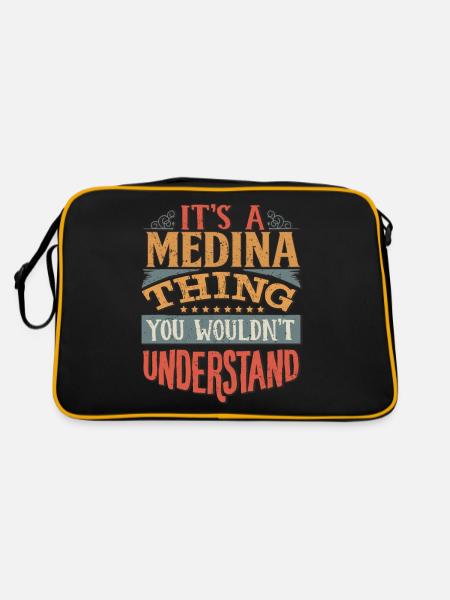 C’est une chose de médina que vous ne comprendriez pas - - Sac Retro - noir/or - Dos