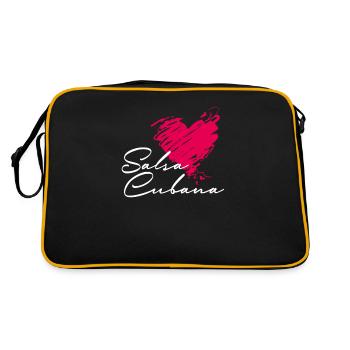 Salsa Cubana Salsa Danse Salsa Musique - Sac Retro - noir/or - Dos