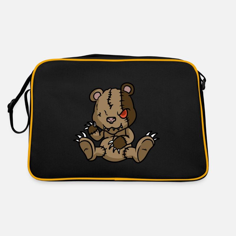 Horror Teddy Bear Halloween Retro Tasche