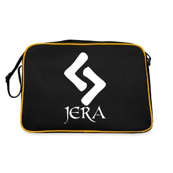 Rune Jera Pouvoirs magiques de rune protectrice - Sac Retro - noir/or - Dos