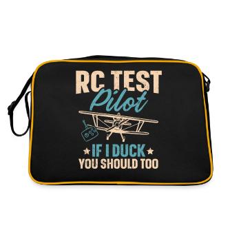 RC Avion RC Avion RC Pilote d’essai - Sac Retro - noir/or - Dos