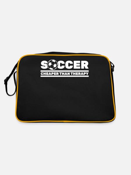 Football - Sac Retro - noir/or - Dos
