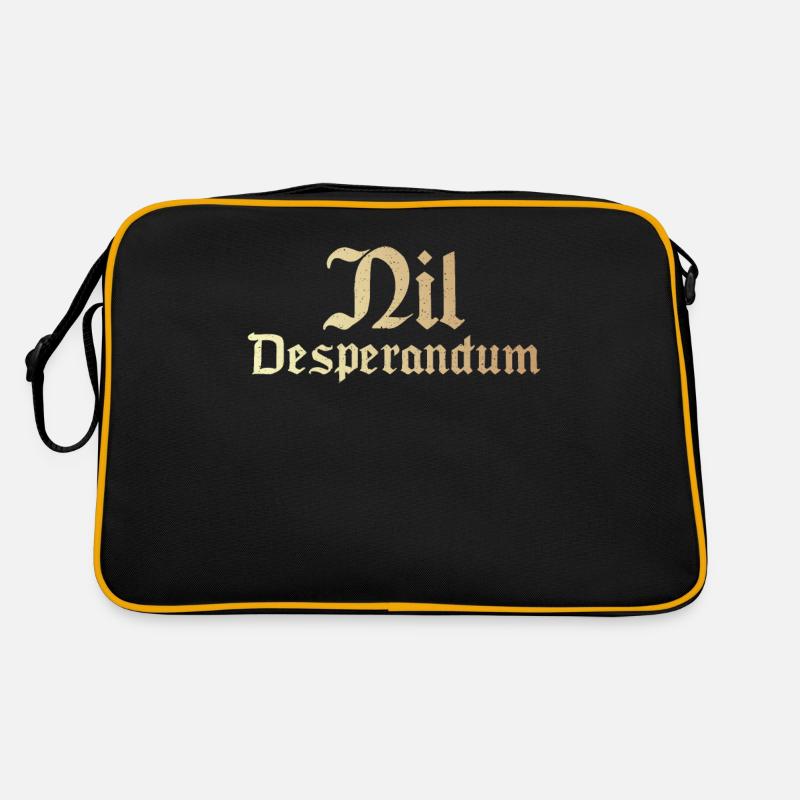 Nil Desperandum Retro Tasche