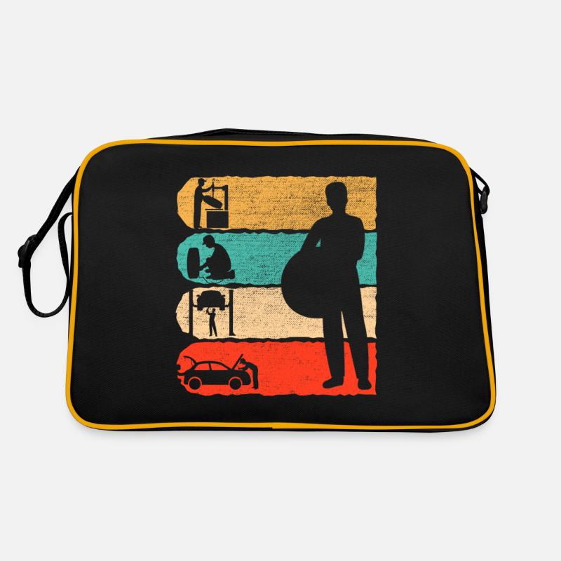 Car Mechanic Retro Gift Retro Bag