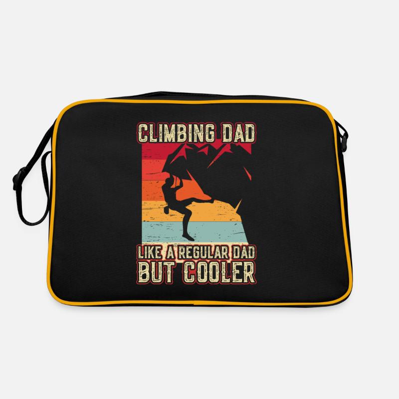 Klettern Bergsteiger Bouldern Retro Tasche