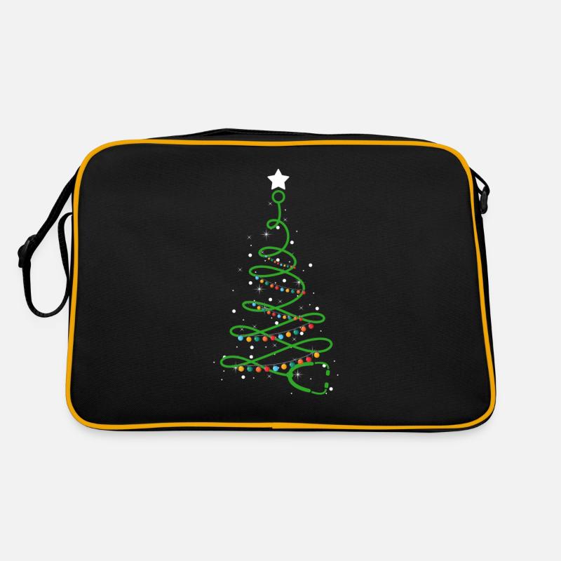 Arbre de Noël Infirmière Stéthoscope de Noël Rn Sac Retro