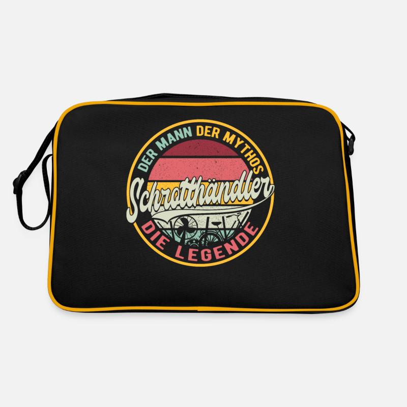 Schrotthandel Schrotthändler Retro Tasche
