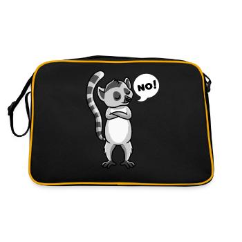 Katta Lemur Primacy - Sac Retro - noir/or - Dos