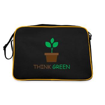 Sustainability - Retro Bag - black/gold - Back
