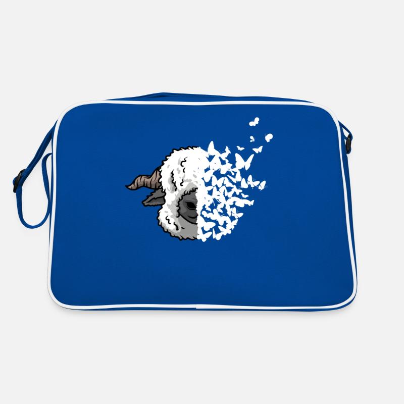 Valais Mouton à nez noir Face Papillon Sac Retro