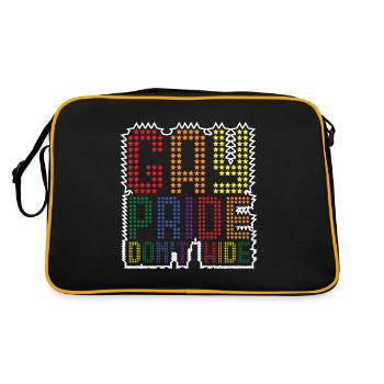 Gay Pride Don't Wide Pride Gay Pride Gay Pride - Retro Bag - black/gold - Back