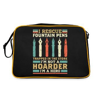 Collector Pens Ink Fountain Pen Collector Gesch - Retro Bag - black/gold - Back