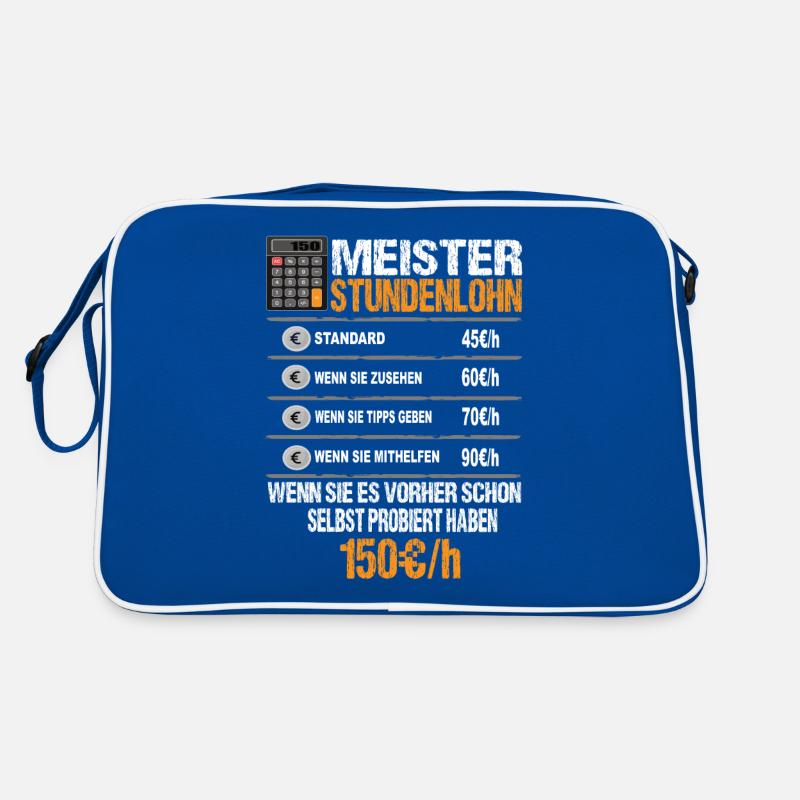 Master Hourly Wage Retro Bag