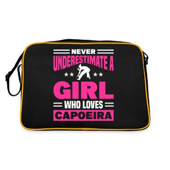 Capoeira Kick Capoeira Fight Capoeira Cadeau - Sac Retro - noir/or - Dos