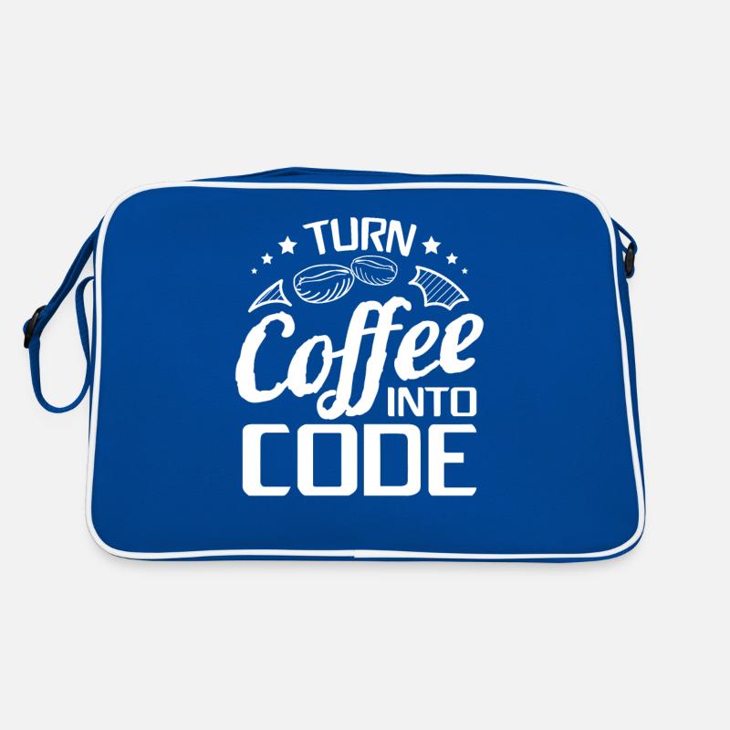 Je transforme le café en code - Logiciel de programmation Sac Retro