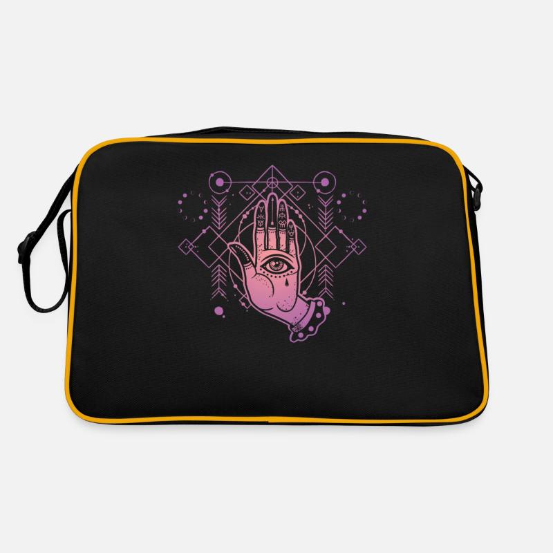 Hand Tarot heilige Geometrie Retro Tasche