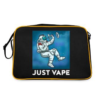 Just Vape Steam Gift - Retro Bag - black/gold - Back