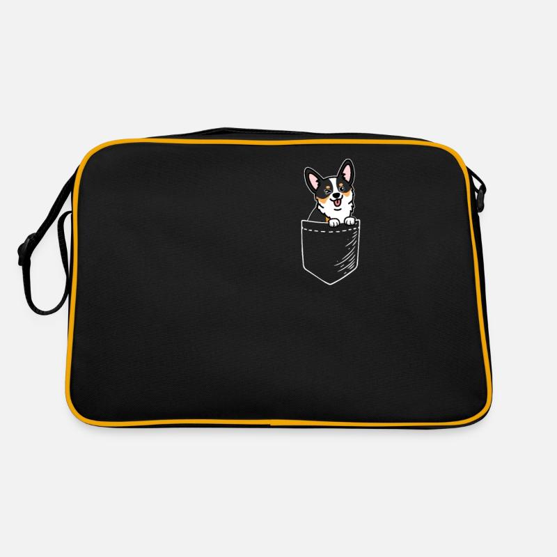 Corgi tricolore noir Sac Retro