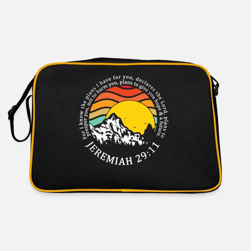 Christian Gift Hope - Retro Bag - black/gold