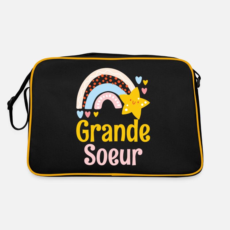 Ätere Schwester Große Schwester Retro Tasche