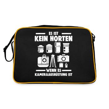 Photographe Photographie Appareil Photo - Sac Retro - noir/or - Dos