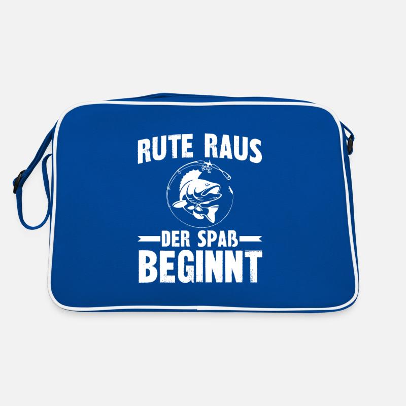 Rute raus der Spaß beginnt Retro Tasche