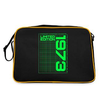 Limited Edition Grid 1973 - Birthday - Retro Bag - black/gold - Back