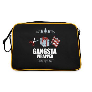 Christmas Christmas Eve Merry Xmas - Retro Bag - black/gold - Back