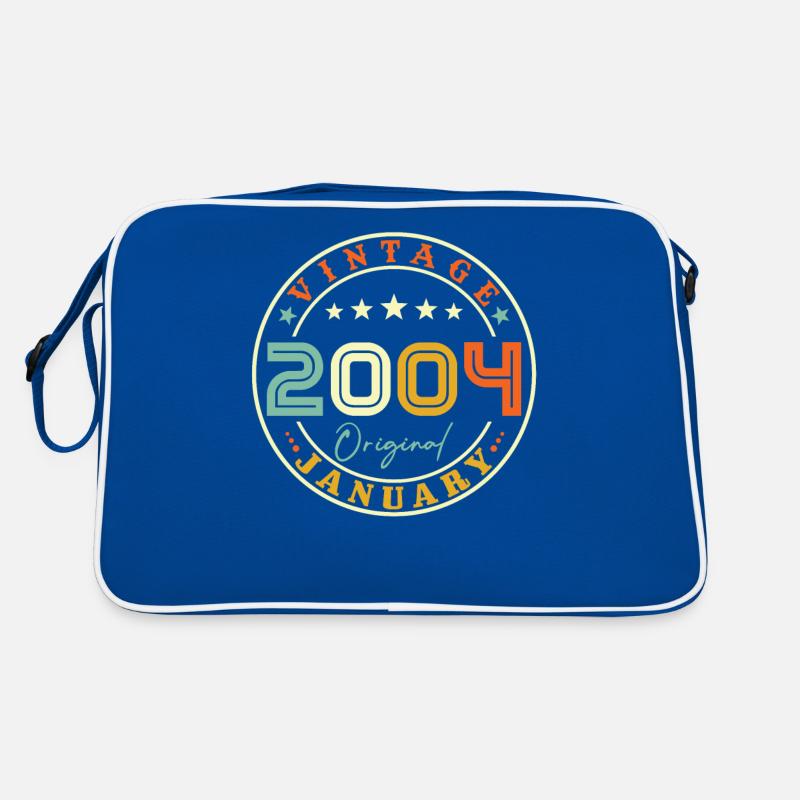 Geboren Januar 2004 Retro Tasche