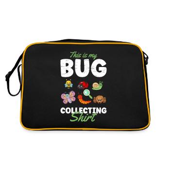 Bug Collecting This Is My Bug Collecting - Retro Bag - black/gold - Back