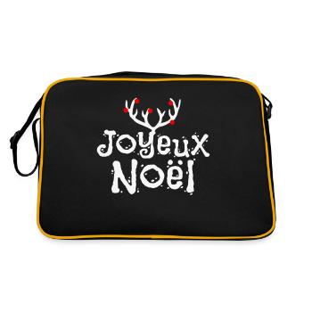 Joyeux Noel - Retro Bag - black/gold - Back
